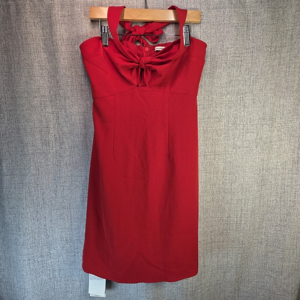 Abercrombie & Fitch NEW XS Convertible Halter Bright Red Mini Party Dress